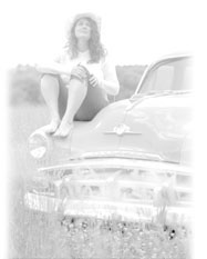 Celia bw smile